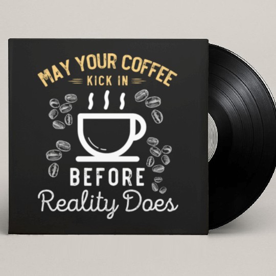 Barista Humor Caffeine Funny Coffee Lover Custom Vinyl Record Sleeves