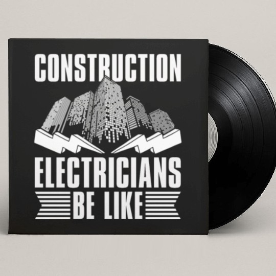 Electrician Electrical Engineer Lineman Custom Vinyl Record Sleeves