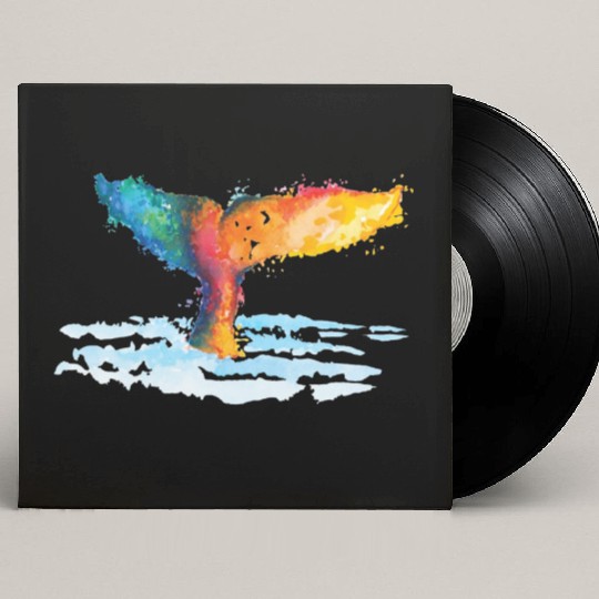Whale Squad Whale lover Whale Graphics Custom Vinyl Record Sleeves