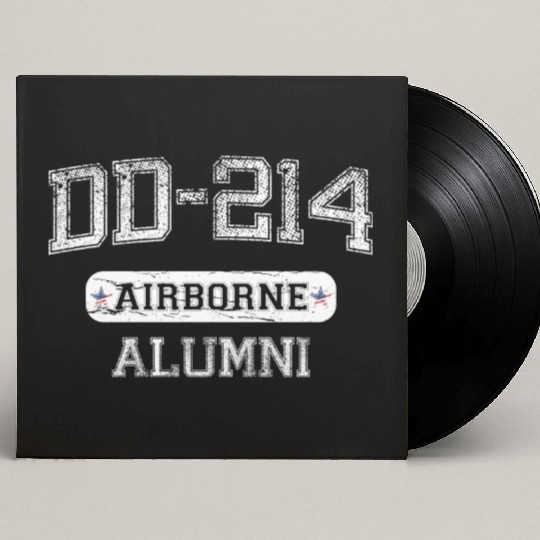 DD-214 US Airborne Alumni Custom Vinyl Record Sleeves