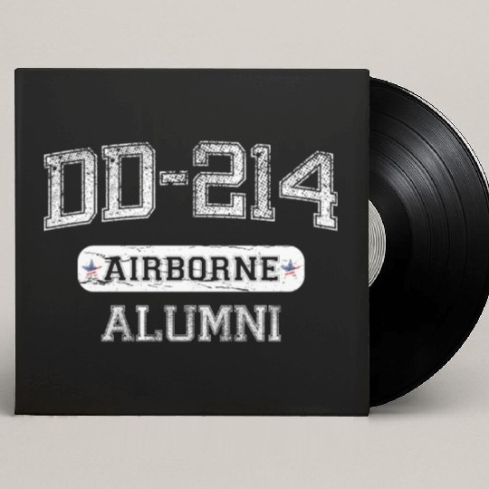 DD-214 US Airborne Alumni Custom Vinyl Record Sleeves
