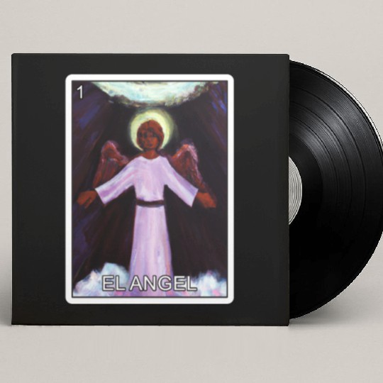 El Angel The Angel Card Mexican Lottery Card Custom Vinyl Record Sleeves