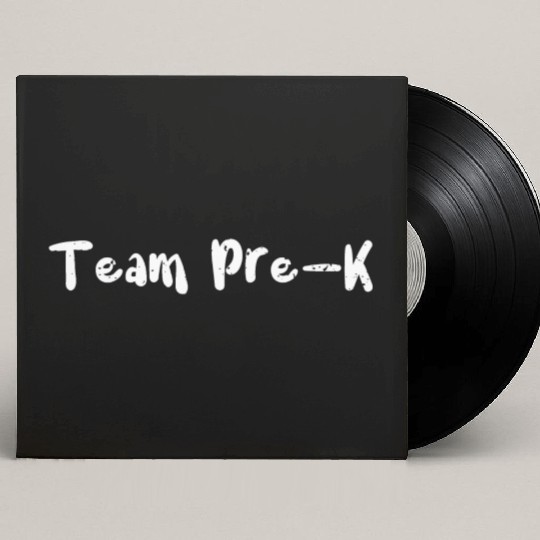 Team Pre-K - Teacher Custom Vinyl Record Sleeves