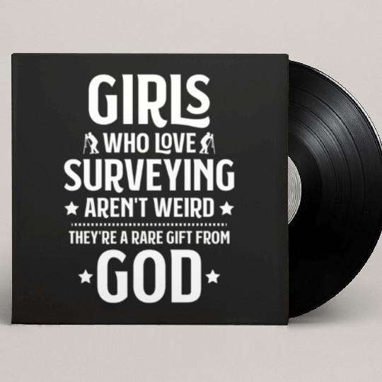 Land Surveyor Surveying Geodesy Geodesist Custom Vinyl Record Sleeves