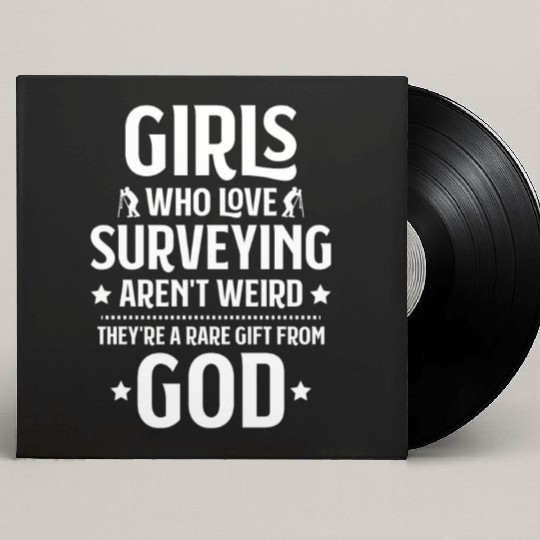 Land Surveyor Surveying Geodesy Geodesist Custom Vinyl Record Sleeves