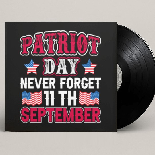 9/11 Patriot Day USA, Patriot Day, Never Forget Custom Vinyl Record Sleeves