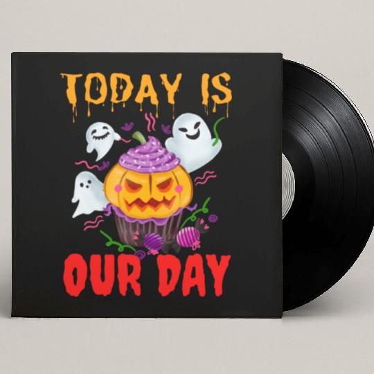 Today is our day halloween  D83C DF83 D83C DF83 Custom Vinyl Record Sleeves