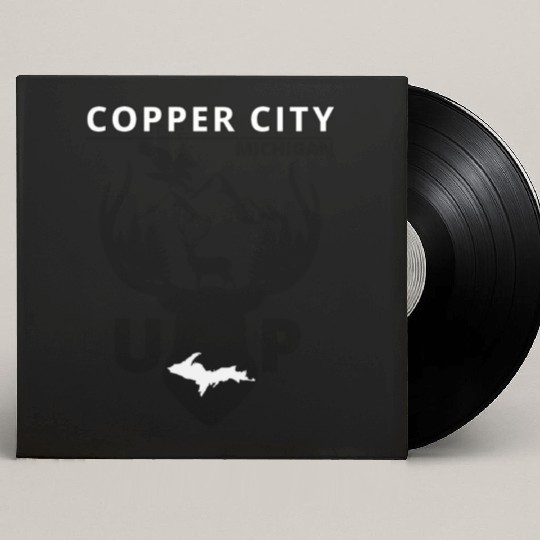 Copper City Michigan Upper Peninsula Custom Vinyl Record Sleeves