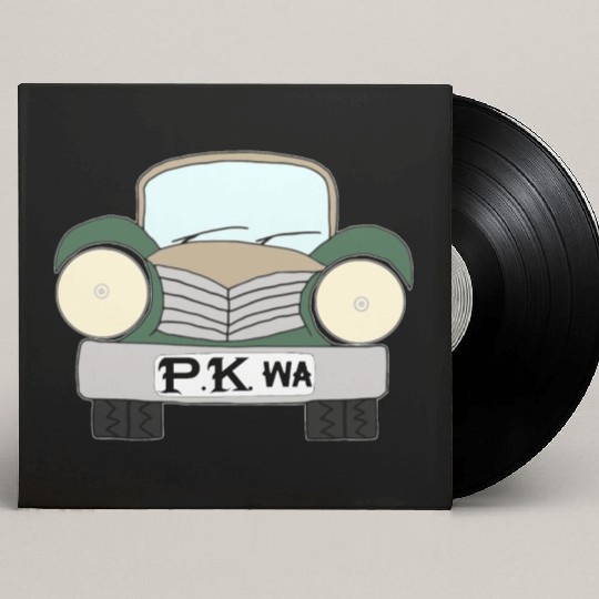 Old Car Khaki Afrikaans PK wa Custom Vinyl Record Sleeves