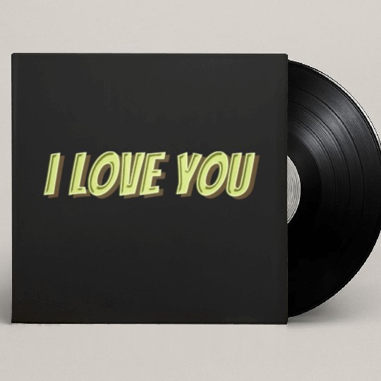 i love Custom Vinyl Record Sleeves