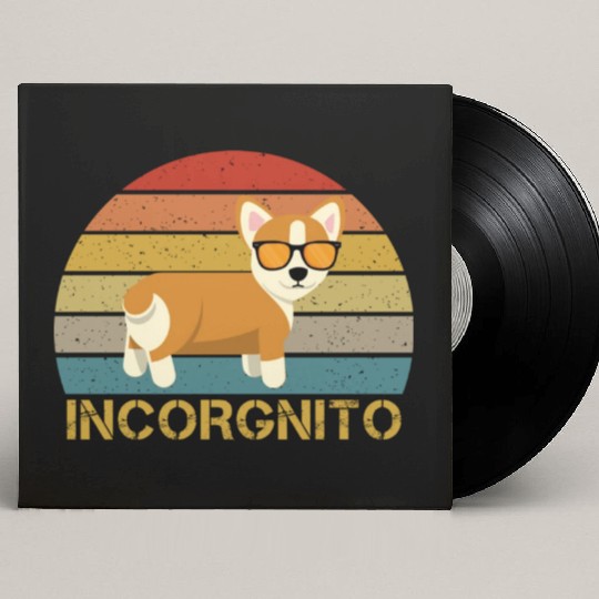 Funny Corgi For Puppies Lover Custom Vinyl Record Sleeves