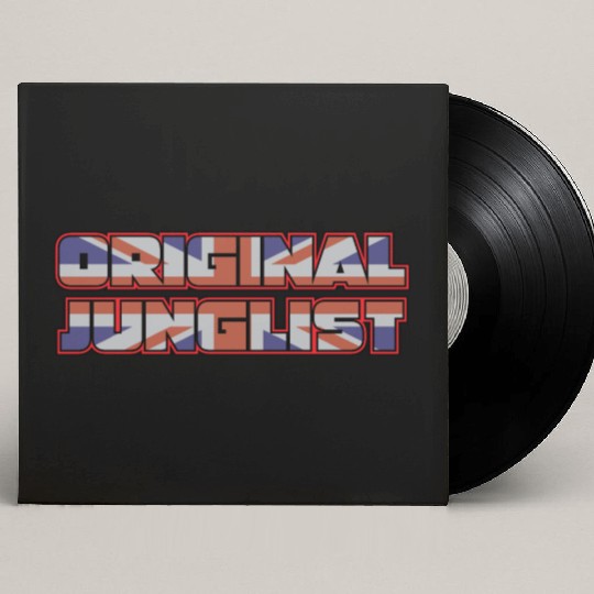Original Junglist DNB Drum n Bass UK Remix Custom Vinyl Record Sleeves