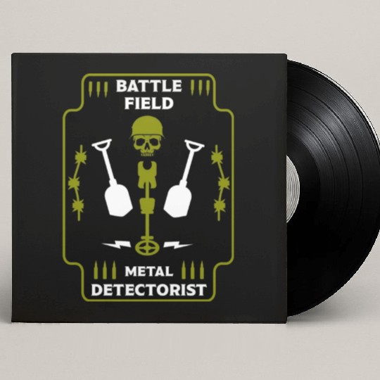 WW2 Metal Detecting History Hunting Gifts Custom Vinyl Record Sleeves