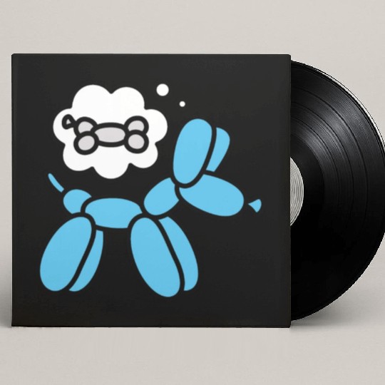 Balloon animal balloon twister balloon dog bone Custom Vinyl Record Sleeves