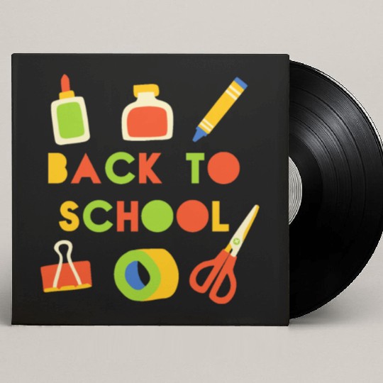 back to school Custom Vinyl Record Sleeves
