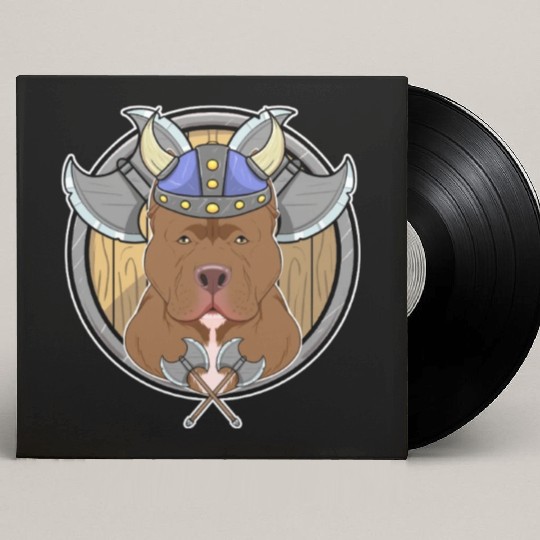 Pitbull I Valhalla I Viking Custom Vinyl Record Sleeves