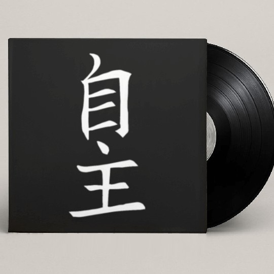 Japan KANJI Caliphraphy Japan Symbol Independent Custom Vinyl Record Sleeves