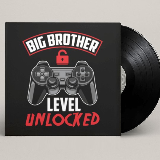 Gamer Offspring Brother Son Nephew Gift Custom Vinyl Record Sleeves
