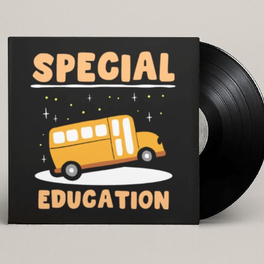 Special Education Awareness Sped Teacher Cute Custom Vinyl Record Sleeves