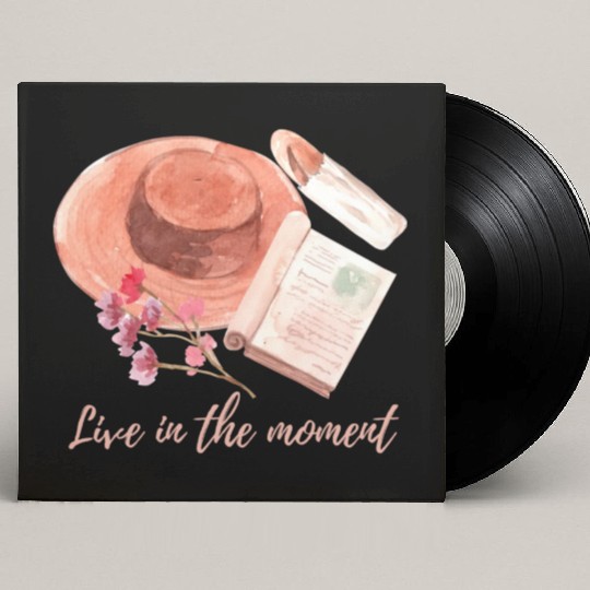 Live in the moment Custom Vinyl Record Sleeves