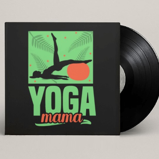 Yoga Mama Mommy Mother Mom Hobby Custom Vinyl Record Sleeves