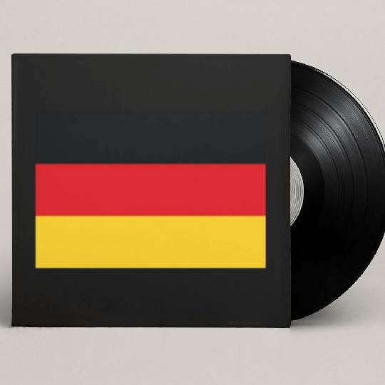 Official Germany Flag German Country Pride Custom Vinyl Record Sleeves