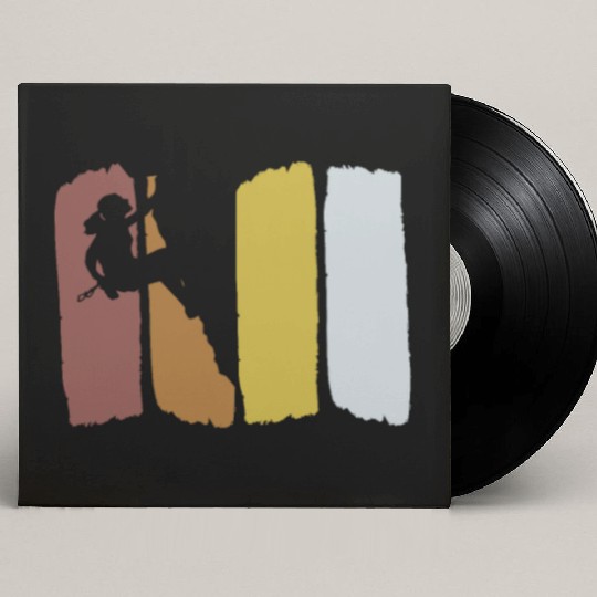 Climbing Vintage Mountaineering Bouldering Custom Vinyl Record Sleeves