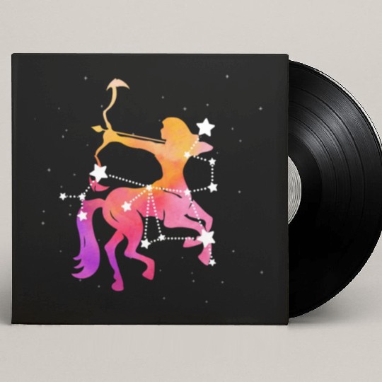 Sagittarius Zodiac Custom Vinyl Record Sleeves