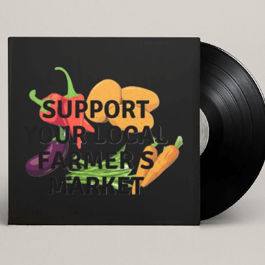 farmers market Custom Vinyl Record Sleeves