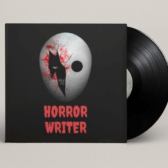 Horror Writer Halloween Costume Custom Vinyl Record Sleeves