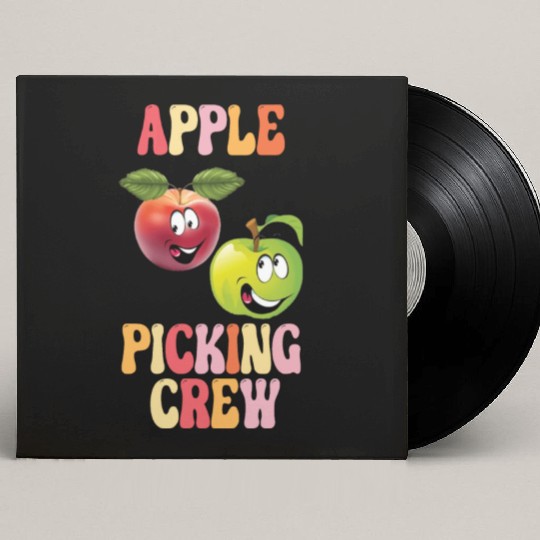 Apple Picking Crew Apple Picking Outfit Apple Custom Vinyl Record Sleeves