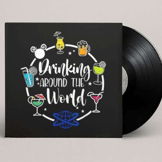 Drinking Around The World Custom Vinyl Record Sleeves