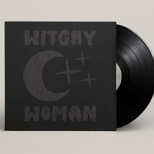 Witchy Woman - magic halloween Custom Vinyl Record Sleeves