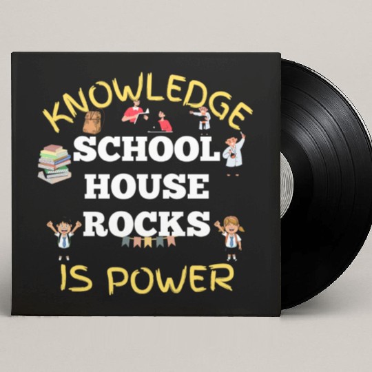 Knowledge Schoolhouse Rock is Power Custom Vinyl Record Sleeves