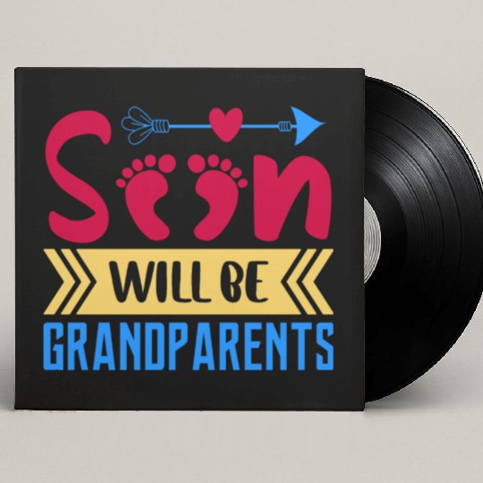 We Will Soon Become Grandparents, Be Grandparents Custom Vinyl Record Sleeves