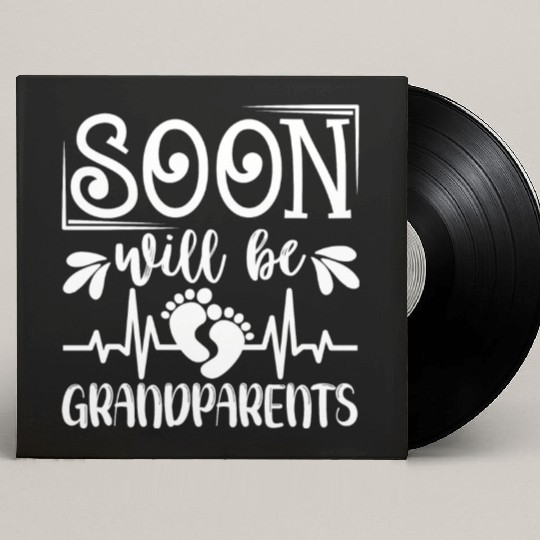 We Will Soon Become Grandparents, Be Grandparents Custom Vinyl Record Sleeves