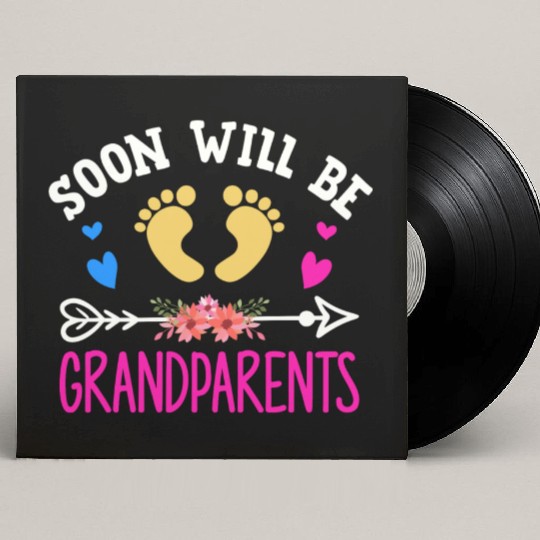 We Will Soon Become Grandparents, Be Grandparents Custom Vinyl Record Sleeves