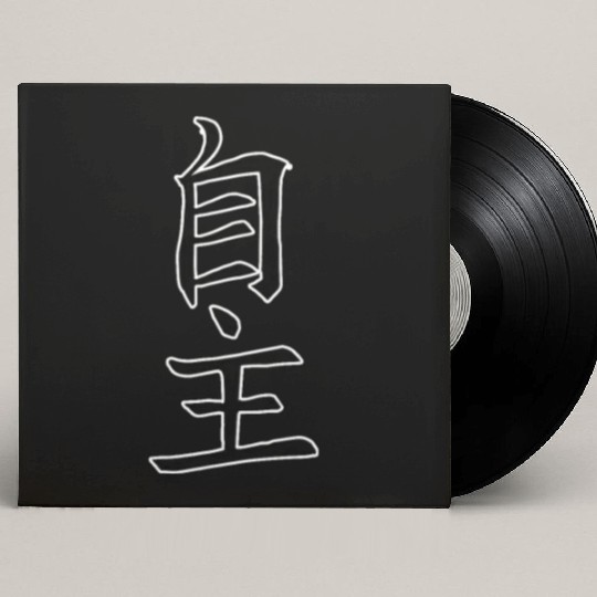 Japan KANJI Caliphraphy Japan Symbol Independent Custom Vinyl Record Sleeves