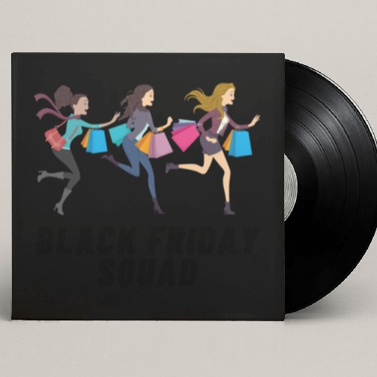 Black Friday Squad Custom Vinyl Record Sleeves