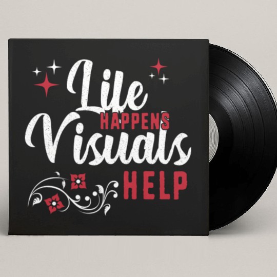 Sped Teacher Aba Therapy Life Happens Visuals Help Custom Vinyl Record Sleeves
