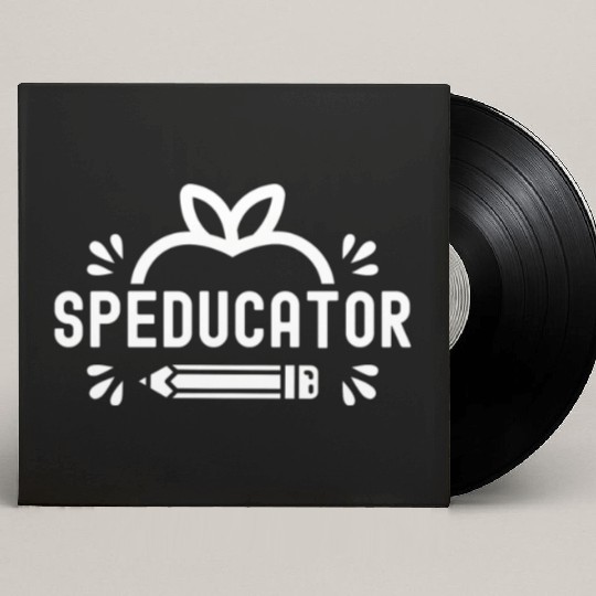 Speducator Cute Sped Special Education Teacher Custom Vinyl Record Sleeves