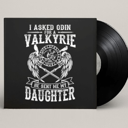 Asked For Valkyrie Viking Odin Thor Valhalla Custom Vinyl Record Sleeves