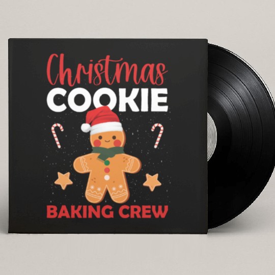 Christmas Cookie Baking Crew Custom Vinyl Record Sleeves