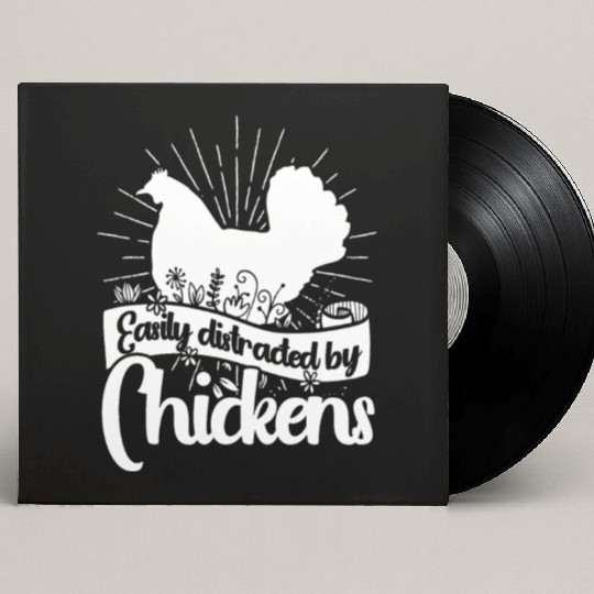 Chickens Rooster Chicken Farmer Hen Poultry Cock Custom Vinyl Record Sleeves