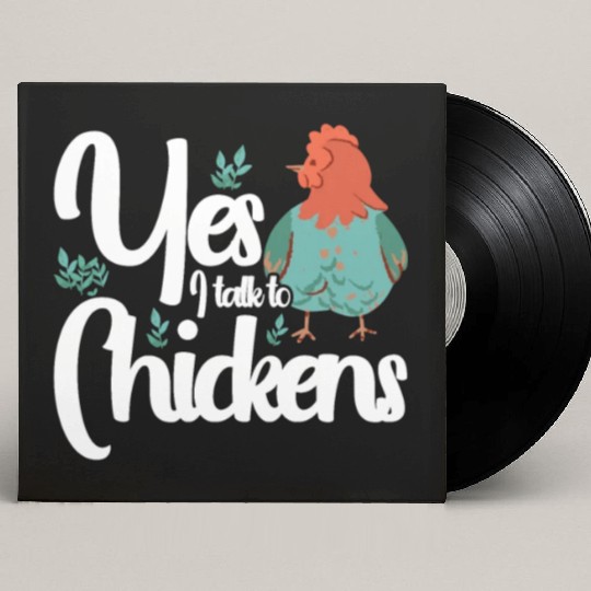 Chickens Rooster Chicken Farmer Hen Poultry Cock Custom Vinyl Record Sleeves
