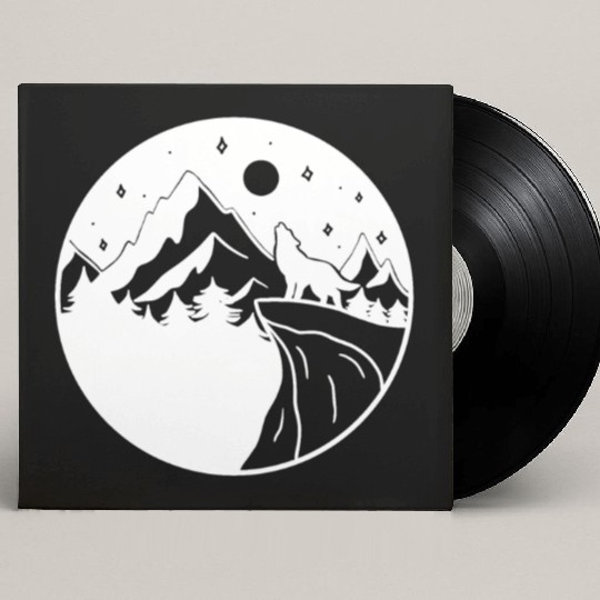 Wolf on the Mountain Custom Vinyl Record Sleeves