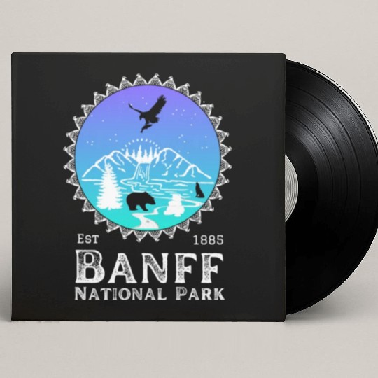 Banff National Park Custom Vinyl Record Sleeves