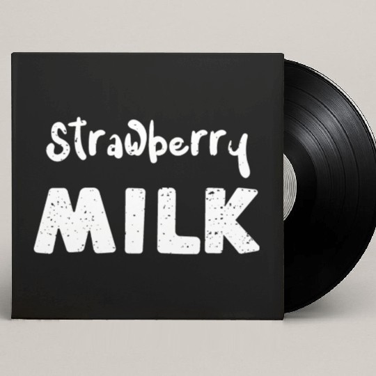 Strawberry Milk - Cow Custom Vinyl Record Sleeves