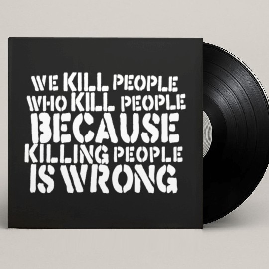 Anti War Saying - Ukraine Russia Peace No Killing Custom Vinyl Record Sleeves