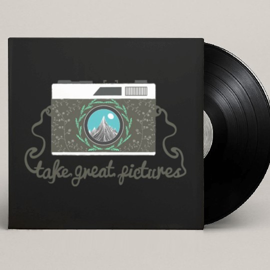 Take Great Pictures Vintage Camera Photography T S Custom Vinyl Record Sleeves